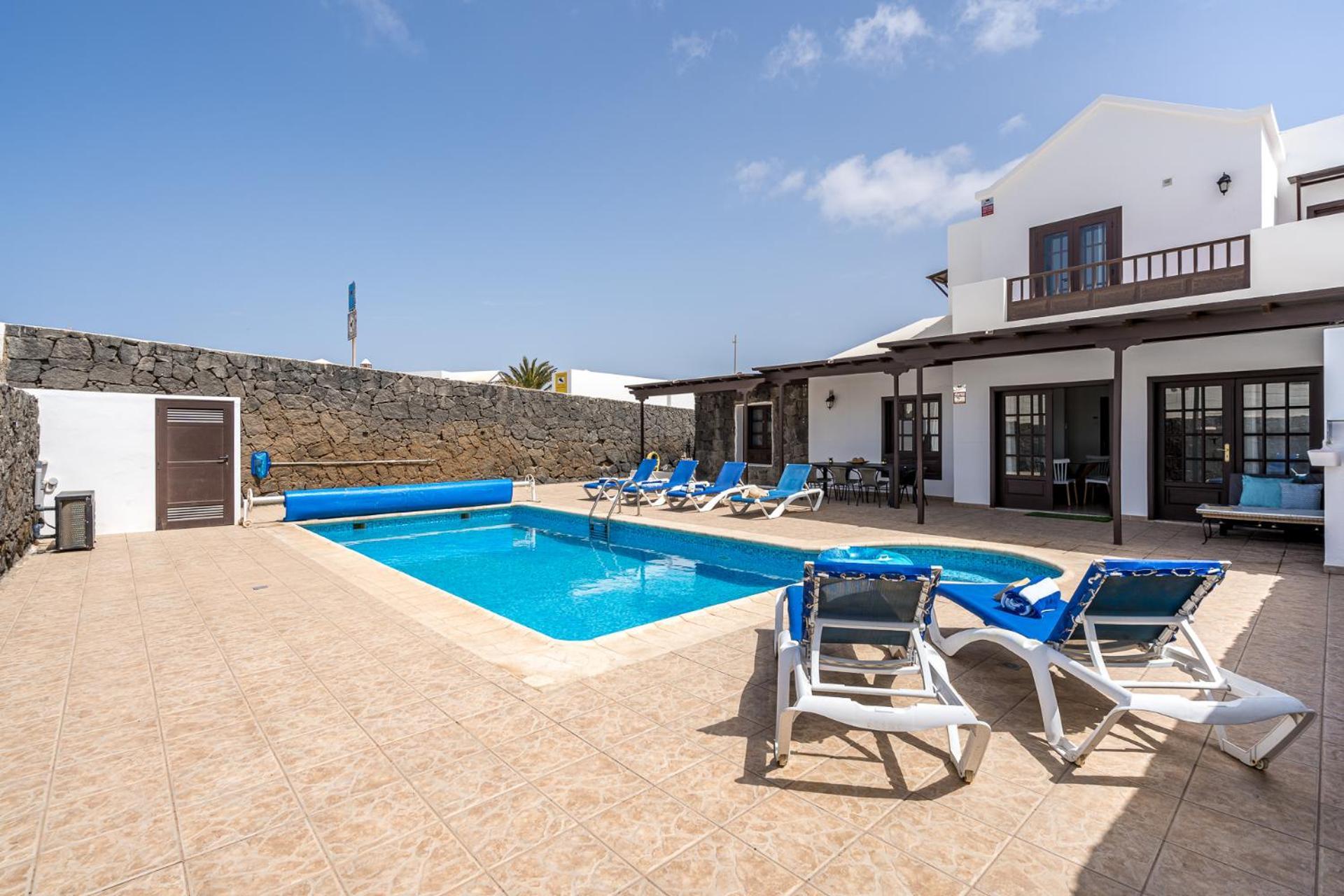 Villablanca Mar Heated Private Pool In A Charming Retreat Of Serenity Playa Blanca  Ngoại thất bức ảnh